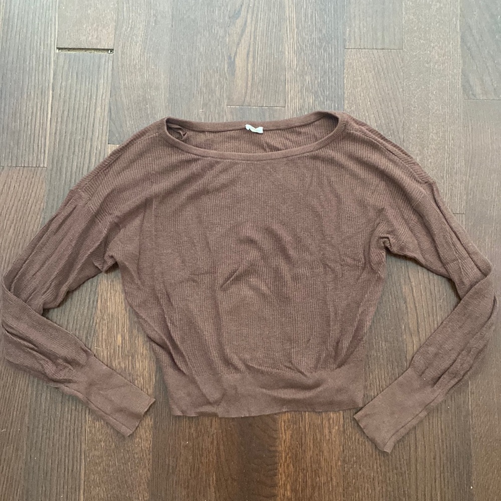 Brown lightweight sweater